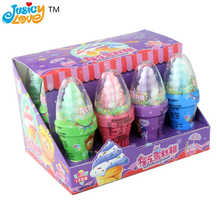 Ice Cream Shape Lollipops Shake Magic Pop Hard Candies Lollipop Candy