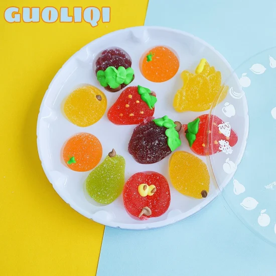 Christmas Fruit Flavor Jelly Pop Lollipop Candy Supplier