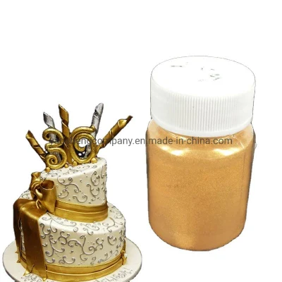 Edible Metallic Luster Dust Powder for Macarons Cookies Chocolate Sprinkles Cake Decorations