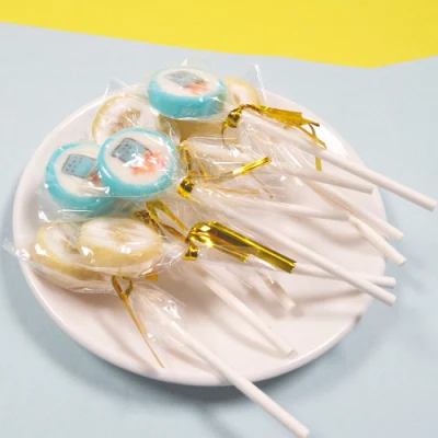 Casual Snack Handmade Pattern Hard Candy Lollipop Sweet Candy