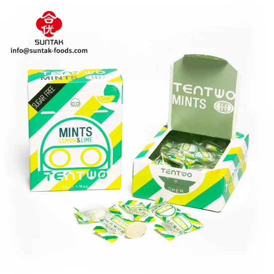 Custom Fruity Flavoured Sugar Free Mints Candy for Clean Breath