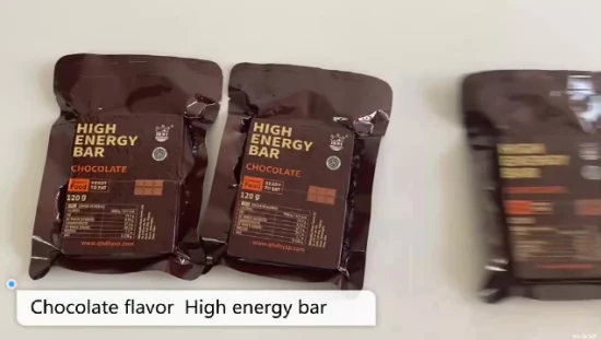 Chocolate Flavor High Energy Emergency Food Military Rations Compressed Biscuits